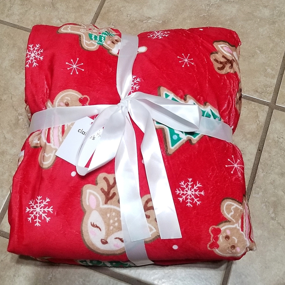 Gingerbread Cookies 50 X 60 Inch Sherpa Blanket